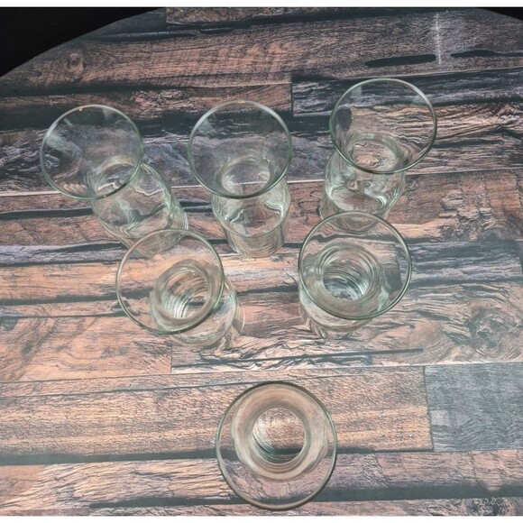 Mini Glass Wine Carafes 6pk – 7oz Single-Serve Personal Decanters VTG Happy Hour - Picture 4 of 8